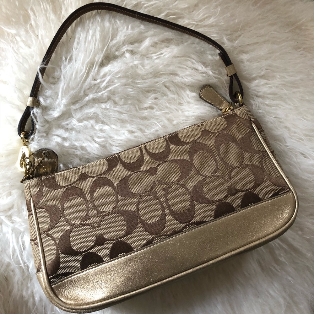 Coach Small Purse Bag in Signature Design